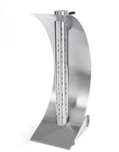 Feuersäule Edelstahl