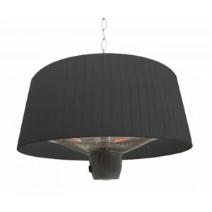 Jet-Line Elektrischer Terrassenheizer Elektra inkl. Fernbedienung LED-Deckenlampe Kaltweiß
