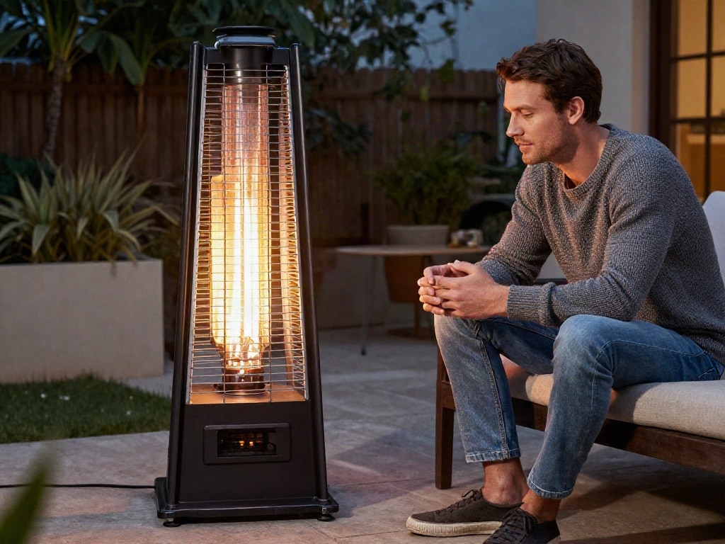 Heizstrahler mit Carbon Heizröhre