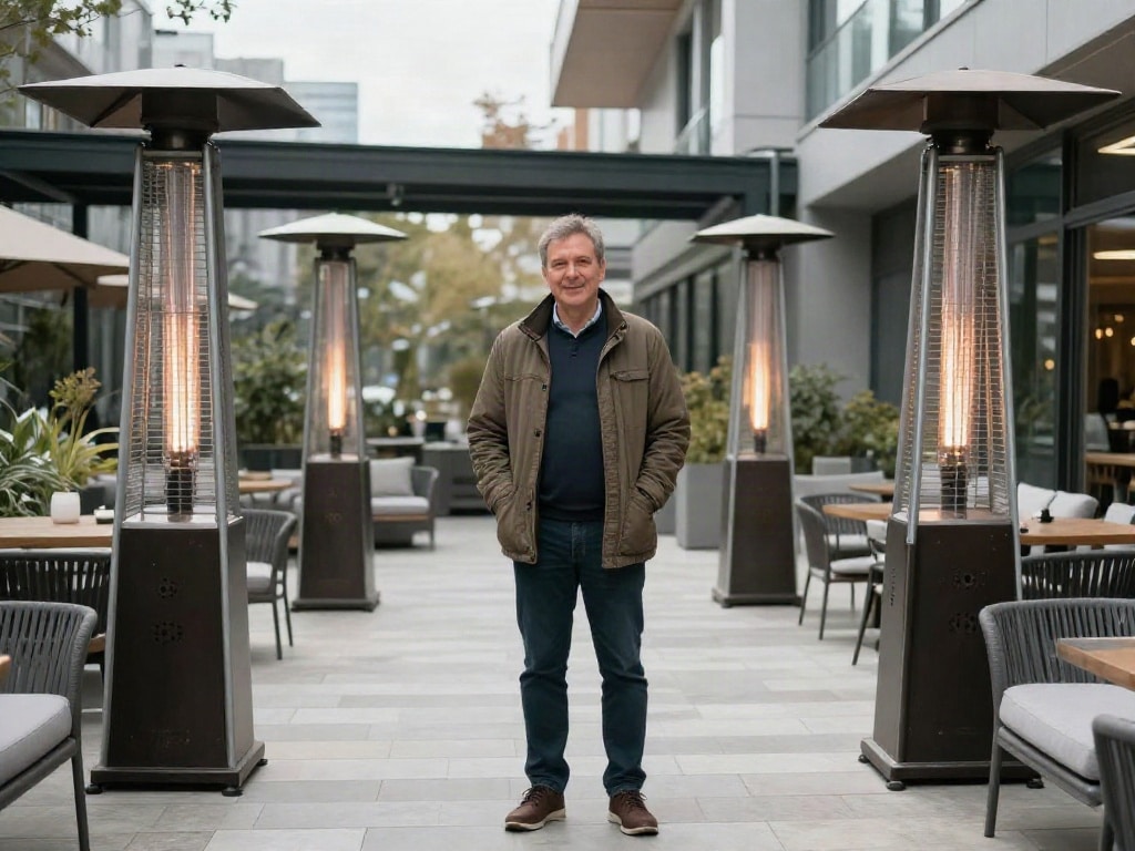 Heizpilz Anzahl für Terrasse